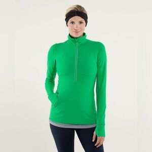 Lululemon Star Runner Pullover Green Bean
